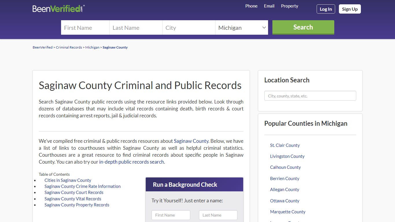 Saginaw County Arrest Records in MI - Court & Criminal ...